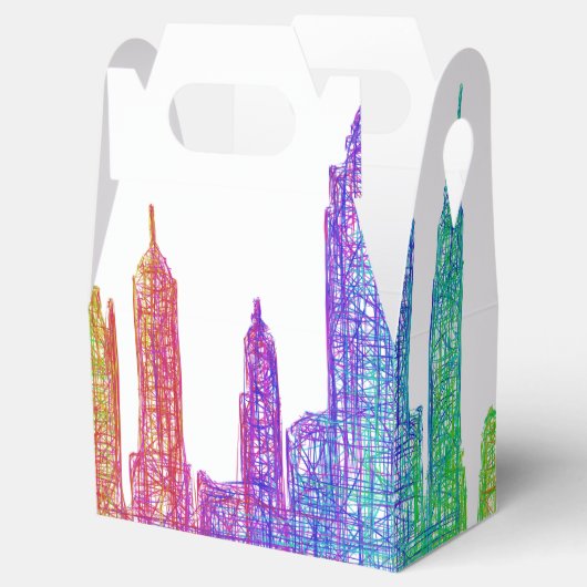 New York skyline Bedankdoosjes (Geopend)