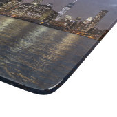 New York Skyline bei Nacht Snijplank (Hoek)