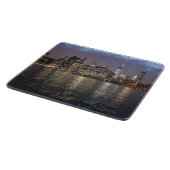 New York Skyline bei Nacht Snijplank (Hoek)