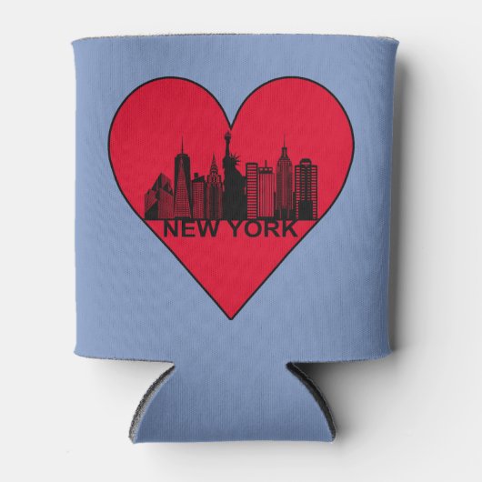 New York skyline Blikjeskoeler (Voorkant)