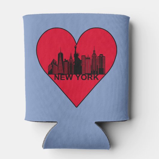 New York skyline Blikjeskoeler (Achterkant)