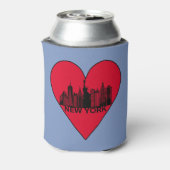 New York skyline Blikjeskoeler (Blikje Achterkant)