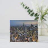 New York Skyline Briefkaart (Staand voorkant)