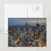 New York Skyline Briefkaart (Voorkant / Achterkant)