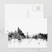 New York Skyline Briefkaart (Voorkant / Achterkant)