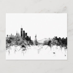 New York Skyline Briefkaart