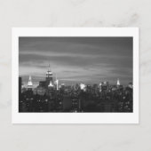 New York Skyline Briefkaart (Voorkant)