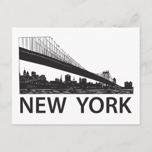 New York Skyline Briefkaart