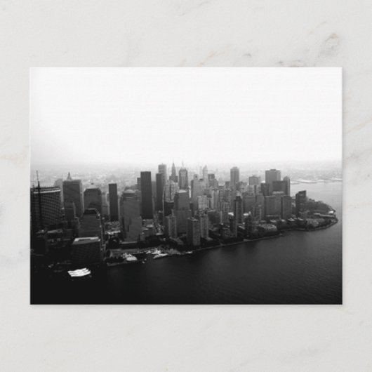 New York Skyline Briefkaart (Voorkant)