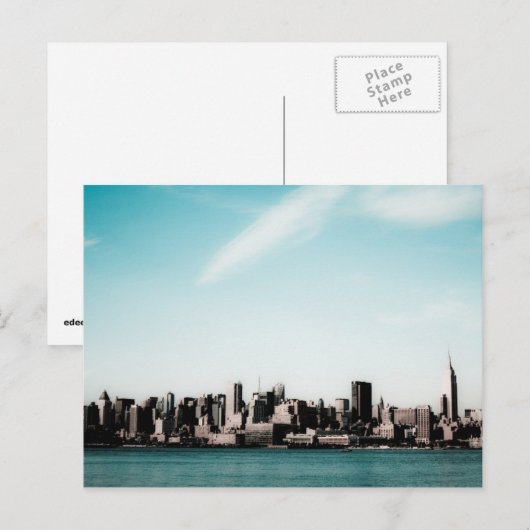 New York Skyline Briefkaart (Voorkant / Achterkant)