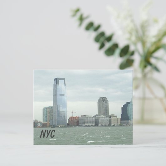 new york skyline briefkaart (Staand voorkant)