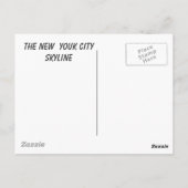 new york skyline briefkaart (Achterkant)