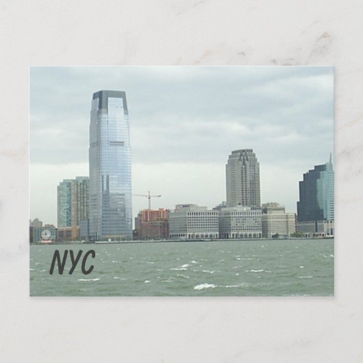 new york skyline briefkaart (Voorkant)