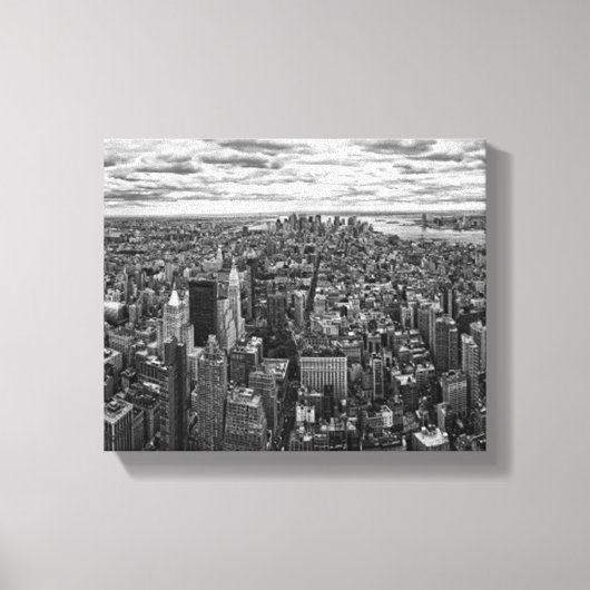 New York Skyline Canvas Afdruk (Voorkant)