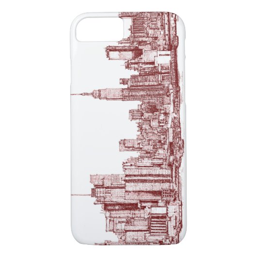 New York skyline Case-Mate iPhone Case (Achterkant)