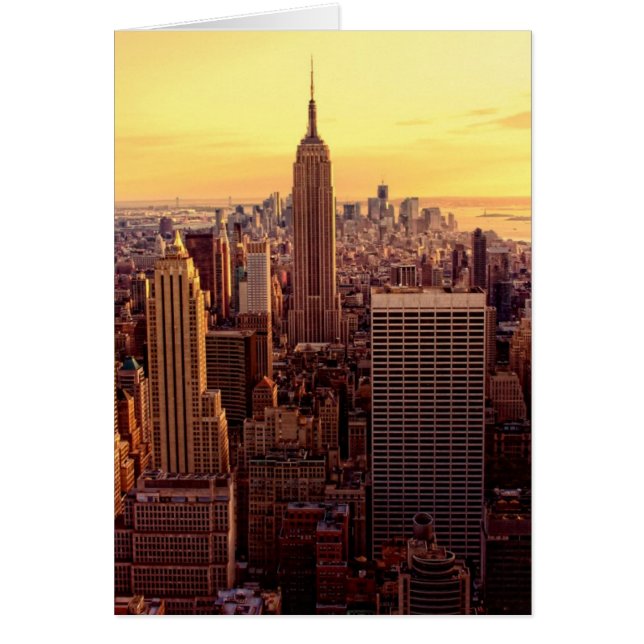 New York skyline city met Empire State (Voorkant)