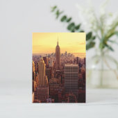 New York skyline city met Empire State Briefkaart (Staand voorkant)