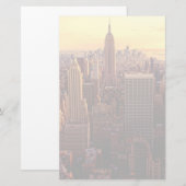 New York skyline city met Empire State Briefpapier (Voorkant / Achterkant)