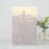 New York skyline city met Empire State Briefpapier (Staand voorkant)