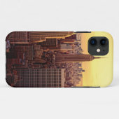 New York skyline city met Empire State Case-Mate iPhone Case (Achterkant (horizontaal))