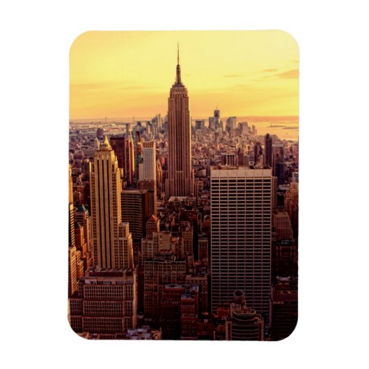New York skyline city met Empire State Magneet (Verticaal)