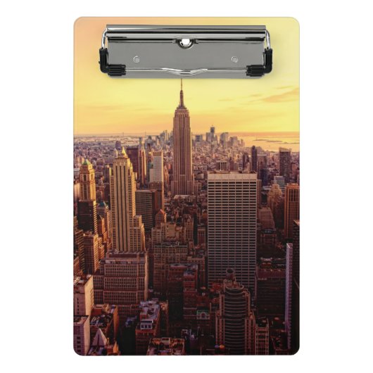 New York skyline city met Empire State Mini Klembord (Voorkant)