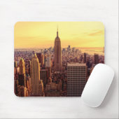 New York skyline city met Empire State Muismat (Met muis)