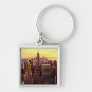 New York skyline city met Empire State Sleutelhanger