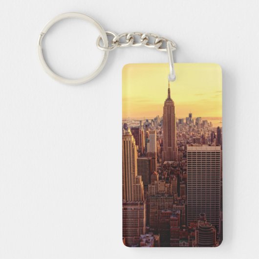 New York skyline city met Empire State Sleutelhanger (Voorkant)