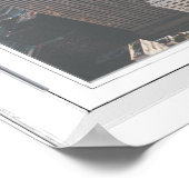 New York Skyline City Uitzicht Fake Window Poster (Hoek)