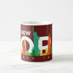 New York Skyline Coffee Mok