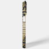 New York Skyline Damask Burnt Vines iPhone Case (Achterkant / Rechts)
