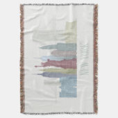 New York Skyline Deken (Voorkant Verticaal)