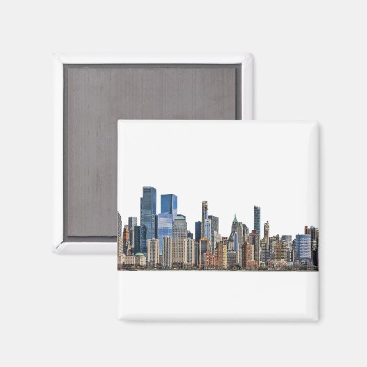 New York Skyline Design Magneet (Voorkant / Achterkant)