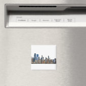 New York Skyline Design Magneet (Insitu (Vaatwasser))