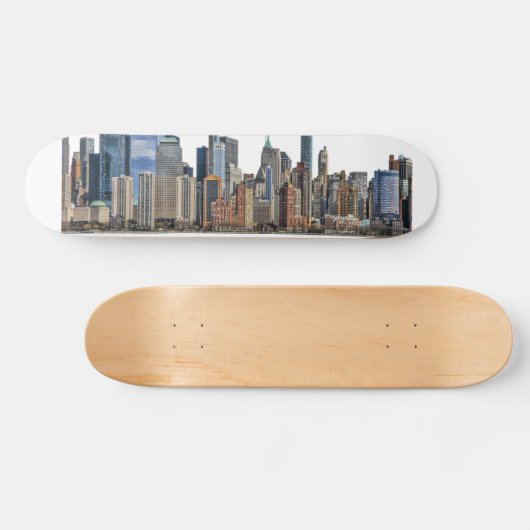 New York Skyline Design Persoonlijk Skateboard (Horizontaal)