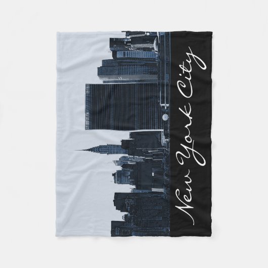 New York Skyline Fleece Blanket (Voorkant)