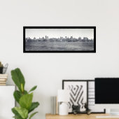 New York Skyline Foto 1900 Poster (Thuiskantoor)