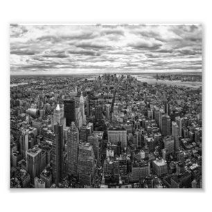 New York Skyline Foto Afdruk