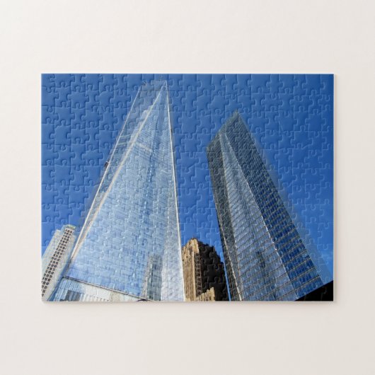 New York Skyline - Freedom Tower - Jigzaag Puzzle Legpuzzel (Horizontaal)