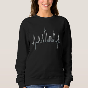 New York Skyline Heartbeat Love Statue of Liberty Trui