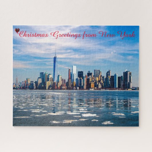 New York skyline Jigzaag Puzzle Legpuzzel (Horizontaal)