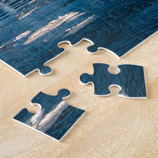 New York skyline Jigzaag Puzzle Legpuzzel (Zijkant)