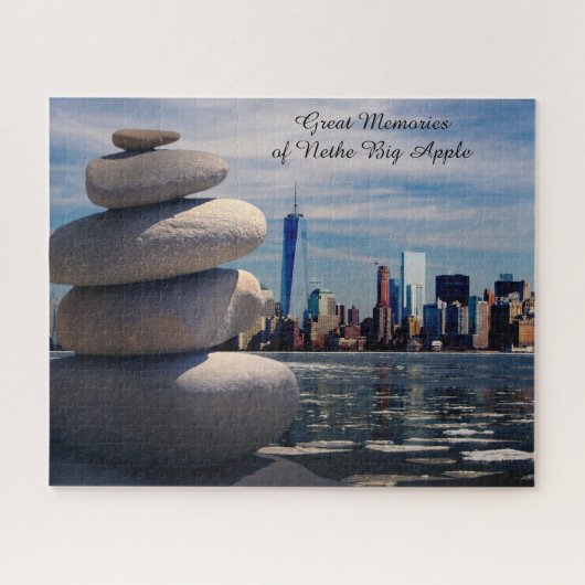 New York Skyline. Jigzaag Puzzle Legpuzzel (Horizontaal)