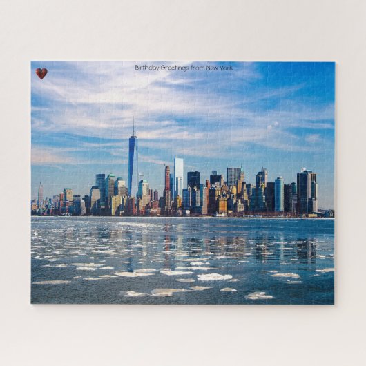 New York skyline Jigzaag Puzzle Legpuzzel (Horizontaal)