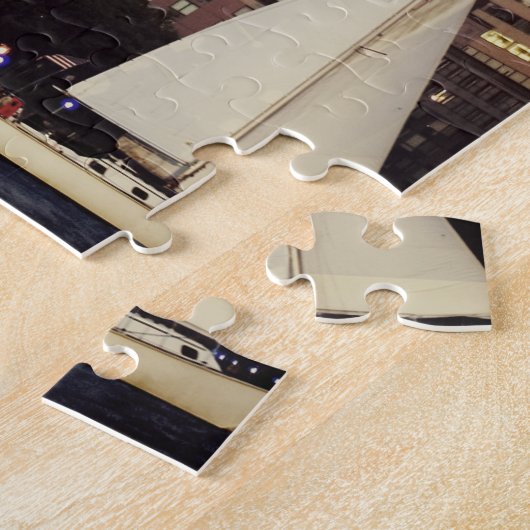 New York Skyline Jigzaag Puzzle Legpuzzel (Zijkant)