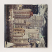New York Skyline Jigzaag Puzzle Legpuzzel (Horizontaal)