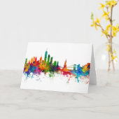New York Skyline Kaart (Gele Bloem)