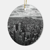 New York Skyline Keramisch Ornament (Links)