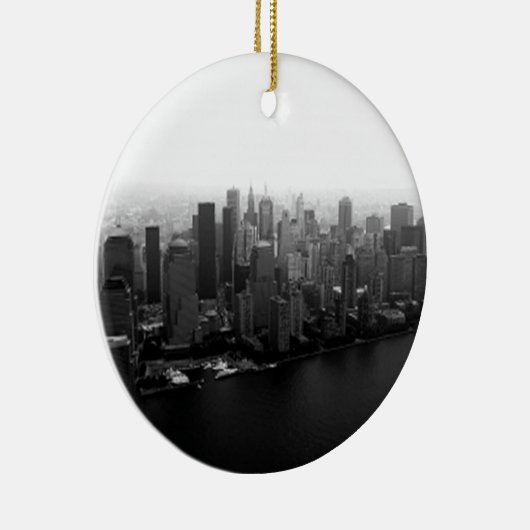 New York Skyline Keramisch Ornament (Rechts)